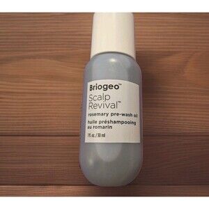 BRIOGEO Travel *SCALP REVIVAL* Rosemary Pre-Wash Oil @ 1 oz / 30 mL